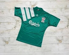Adidas Liverpool 1992 1993 Away Shirt Soccer Jersey Men Size M Green Vintage