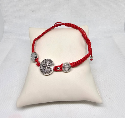 PULSERA SAN BENITO TEJIDO / SAN BENITO BRACELET PARA PROTECCION GUARDIA