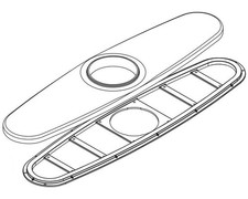 Moen 141002 10" Replacement Escutcheon Plate