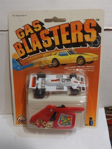 Gasstrahler 1982 weiß Denso Indy Car mit Gasdüse