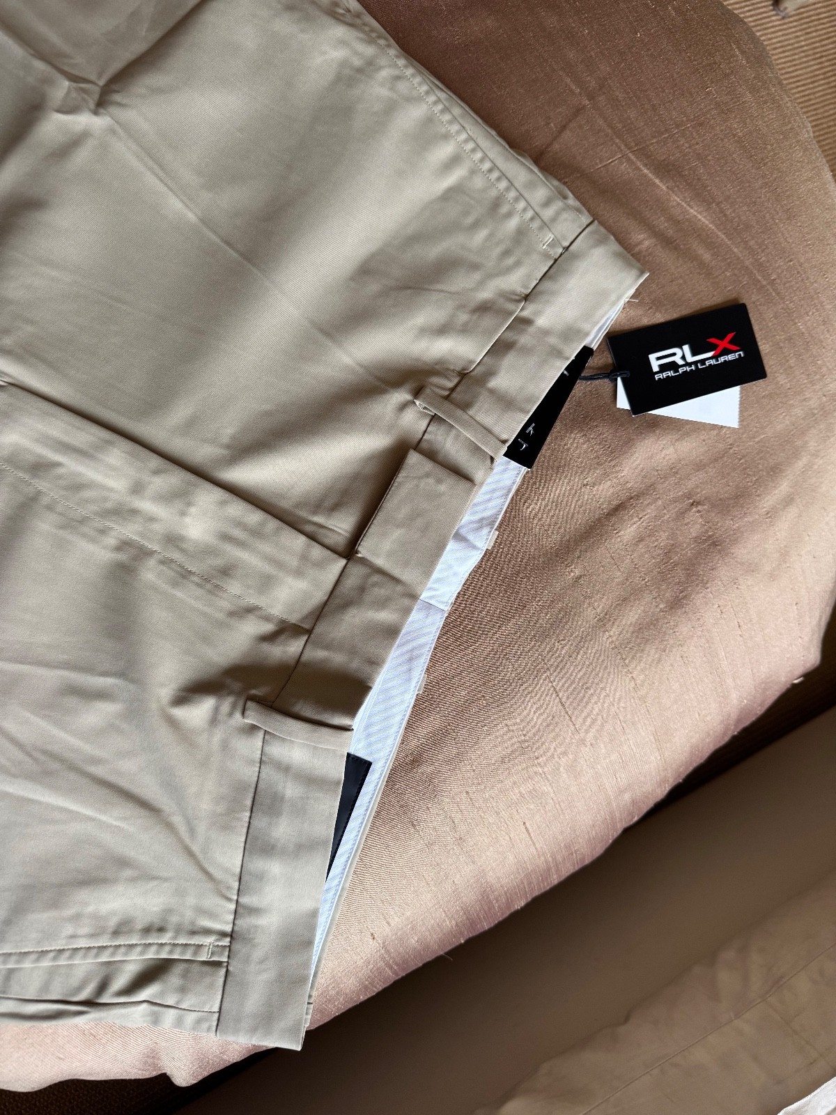 RLX Ralph Lauren Classic Men's Kapalua Pro Shop Maui Golf Shorts Khaki 34 ~NWT thumbnail 5