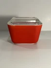 Vintage Pyrex Red Refrigerator Dish with Clear Ribbed Glass Lid – Retro Kitchenw