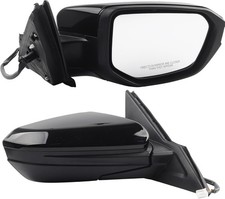 Right Passenger Side Door Mirror Compatible with Honda Civic 2016-2021 Power....