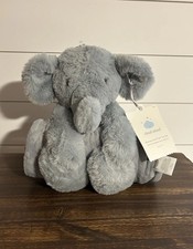 Cloud Island Elephant Grey Gray Plush Blanket with Stuffed Soft Toy 10  New NWT