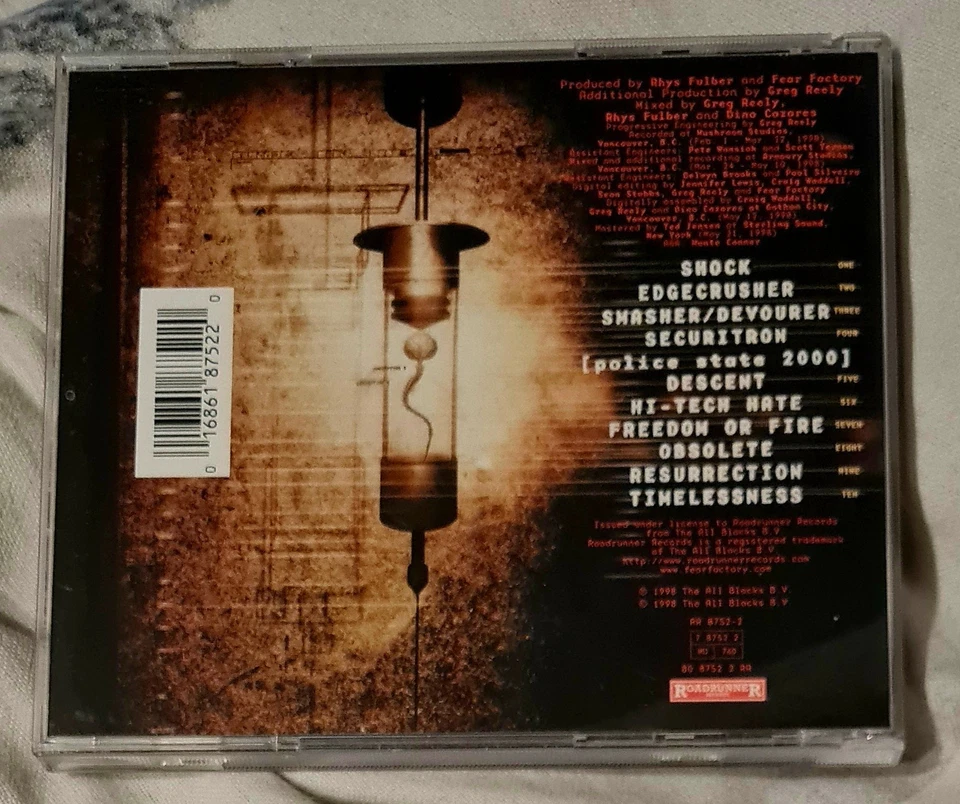 FEAR FACTORY - OBSOLETE * CD * ALBUM 1998 * Explicit * Zustand OK * - Bild 2 von 2