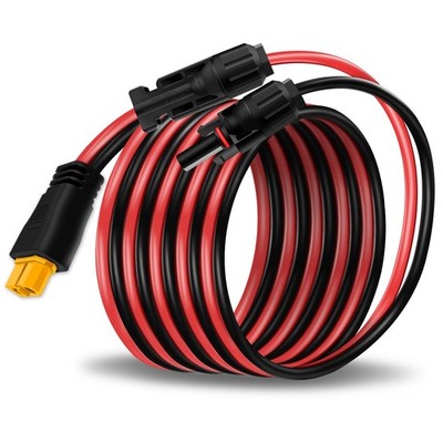 Solar Panel Cable for Ecoflow Anker SOLIX 12AWG 10FT/3M Compatible with MC 4 to