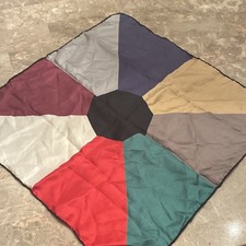 Vintage 9-in-1 Silk Pocket Square Colorblock