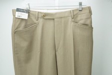 Burberry Brown Woven 100 Wool Mens Pants Trousers Sz 50 EU NEW
