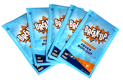 #ad Diversey Break Up Professional Fryer Boil Out Liquid 2 oz Pack 5 Packets $18.99