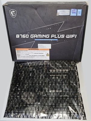 MSI B760 Gaming Plus Wifi Mainboard Intel Sockel 1700 B760 DDR5 ATX