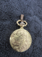 VTG Arnex Incabloc 17 Jewel Lady's 12/OS Pocket Watch/ Pendant