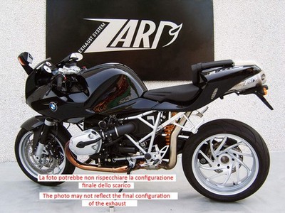 EXHAUST UNDERSEAT ZARD STEEL APPROVED BMW R 1200 S SINGLE SEAT
