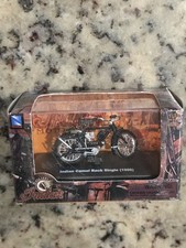 New-Ray 1:32 Scale Diecast Motorcycle Model 1906 Indian Camel Back Single