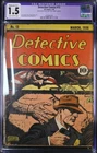 DETECTIVE COMICS #13 (1938) - CGC GRADE 1.5 - DC GOLDEN AGE CREIG FLESSEL