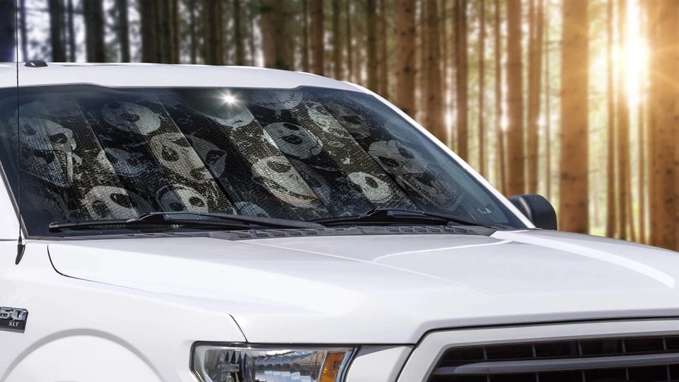 Pacote de acessórios de carro Nightmare Before Christmas Face Sun Shade para Infiniti   - Imagem 2 de 4