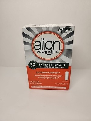 BestBy03/26 Align Probiotic Extra Strength 5X CFUs 42 Capsules