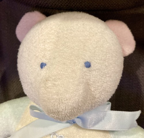 Vintage Gallo Pastello Il Mio Primo Orsacchiotto Peluche Terrycloth Sonaglio 10 Pollici Giocattolo USA - Foto 3 di 18