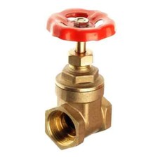 Brass Gate Valves  :   Size 3/4" f x f