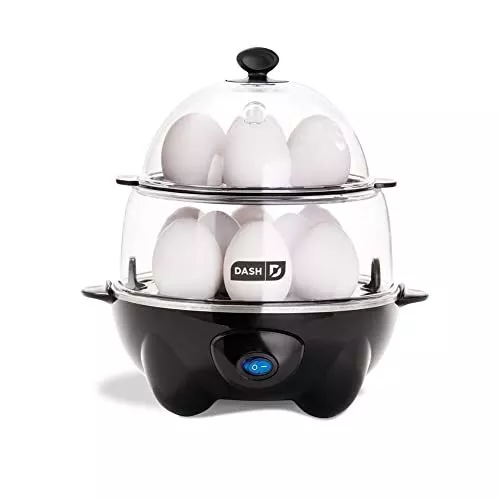 Dash 12 Egg Electric Egg Boiler Poached Egg Maker Machine Hard