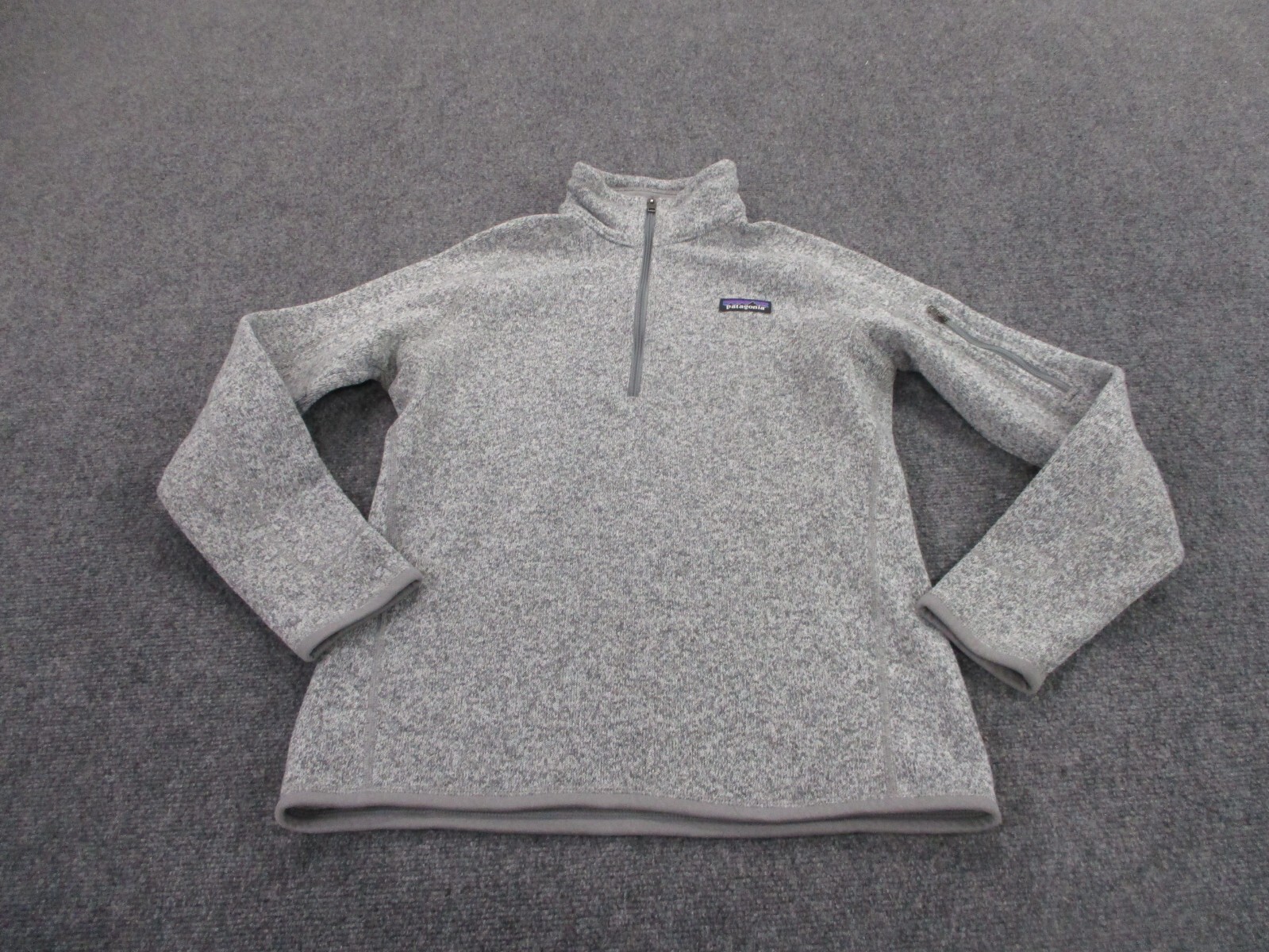 Patagonia Womens M Gray Better Sweater Fleece Jacket for Hiking Camping Outdoors