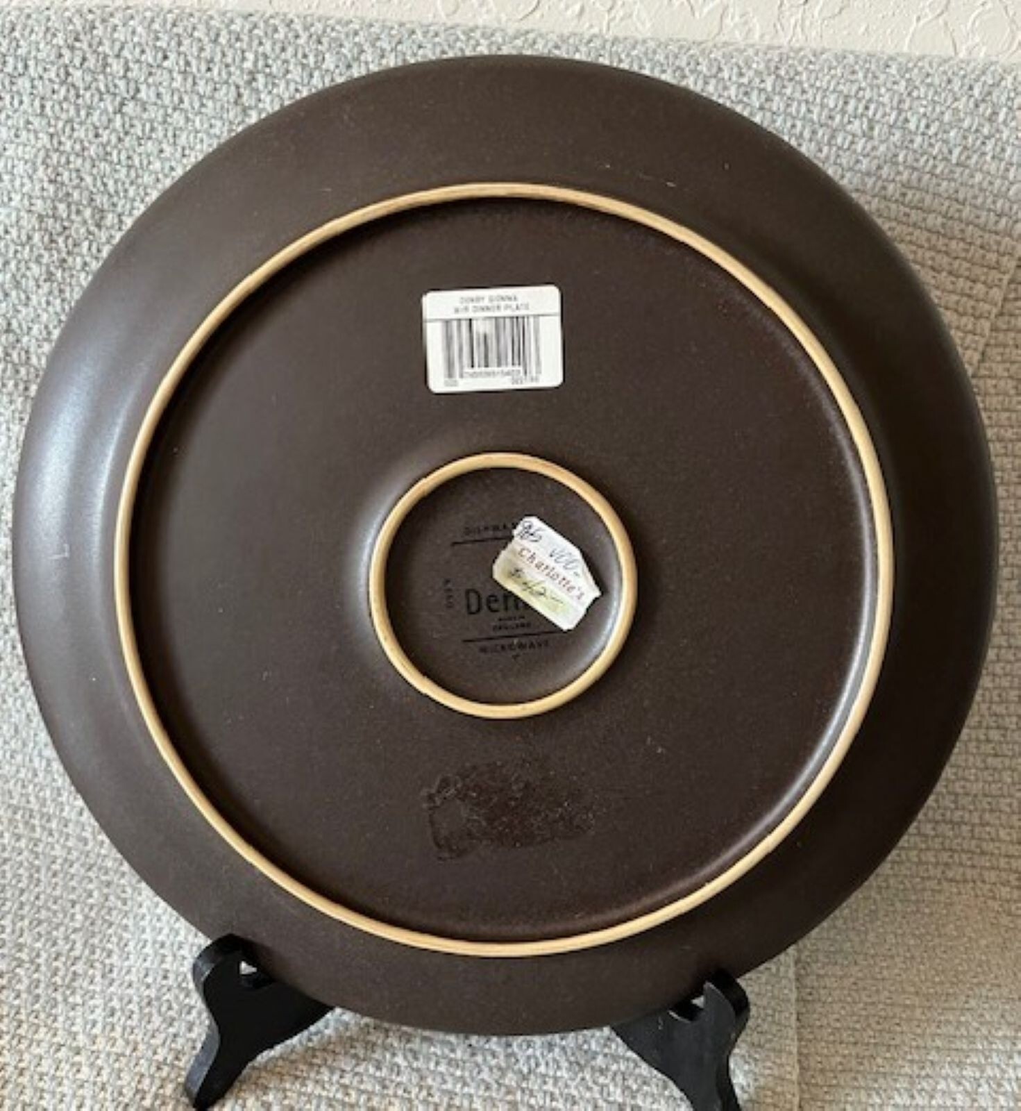 Denby SIENNA Light Blue Dinner Plate and Gourmet Bowl, New w/ Tags, 2009 - 2012