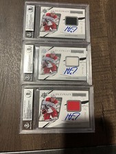 2017-18 Ultimate Collection Jerseys Haydn Fleury Patch Auto /299 Lot (3)