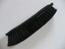 Vintage Faux Leather Brush Clothes Shoes 6 1/2" Long Graduated Bristles