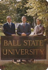 1982-83 BALL STATE UNIVERSITY CARDINALS BASKETBALL POCKET SCHEDULE 