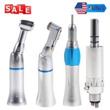 Dental Slow Speed Handpiece Contra Angle Straight Air Motor 2/4 Hand piece cts