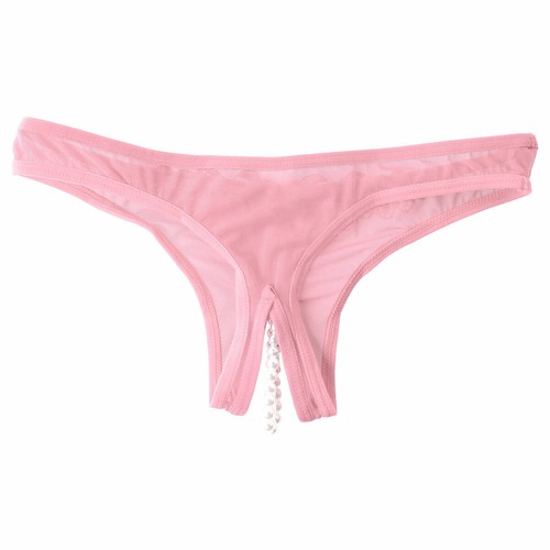 Frauen Mesh durchsichtig G-String Tanga offener Schritt Slips Unterwäsche Sexy - Bild 45 von 50