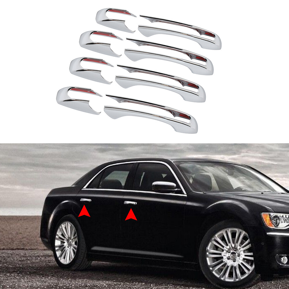 Car Outer Front Door Handle Chrome For Chrysler 300 C 05 10 Magnum 05 08 DXY88-in Exterior Door - Foto 2