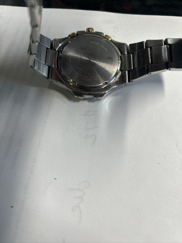 Seiko Coutura Watch Day Date Perpetual Men Stainless Sapphire Crystal White Face - Picture 8 of 8