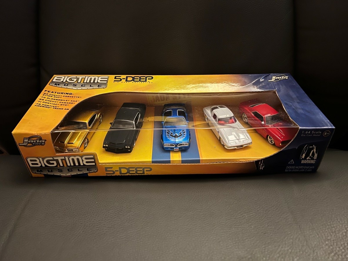 Jada Diecast Model Car 1/64 1970 Ford Mustang Boss 429 Big Time