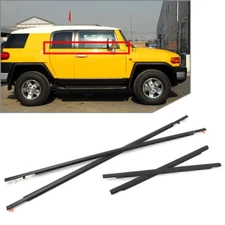 Door Auto Window Trim Moulding Belt Weatherstrip For Toyota 2007-2014 FJ Cruiser