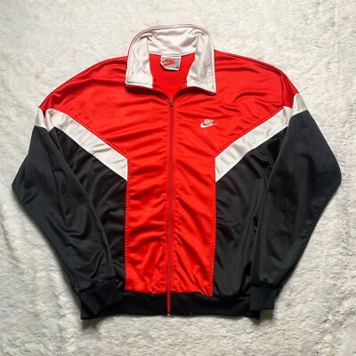 Vintage Giacca Nike Rossa Giacca Da Tuta Nike Vintage Rosso Scuro