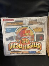 1980s Sealed/Complete BACHMANN DIESEL HUSTLER TRAIN SET HO SCALE New in Box 1351