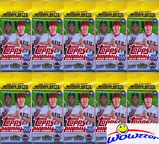 (10) 2019 Topps Series 2 Baseball HUGE Sealed JUMBO FAT PACK-340 Cards!