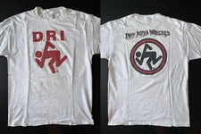 D.R.I. Dirty Rotten Imbeciles Band Double SIded  T Shirt Full Size S-5XL