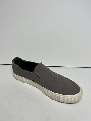 All Saints Men\'s size 42 mannys Slip-On Canvas Sneakers - Gray AllSaints Men main image 2