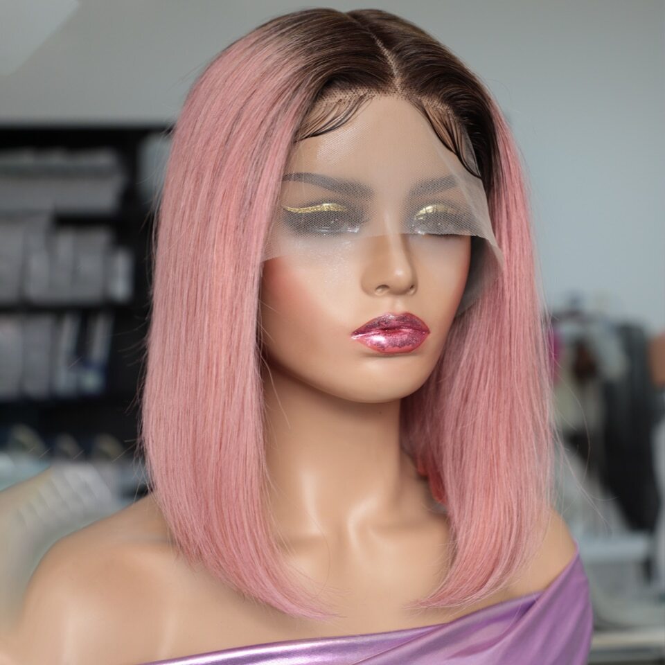 Wig Silky Straight Lace Front Human Hair Wigs Women Lace Wig 