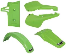 Ufo Kawasaki KX60 Plastic Kit Front & Rear Fender, Radiator Shroud, Side Panels 