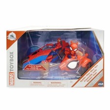 Disney Toybox Marvel Spider-Man Spider-Ham action figure set bici SIGILLATO IN FABBRICA