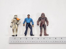 VINTAGE Star Wars Figure lot KENNER 1995 Lando Calrissian Chewbacca Stormtrooper