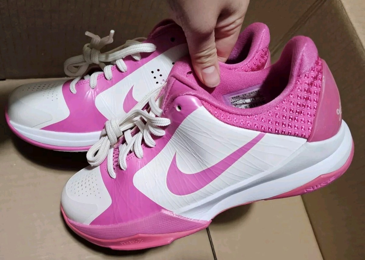 NIKE KOBE V 5 GS Think Pink SZ 6 Youth 2010 Rare X-Ray Lakers