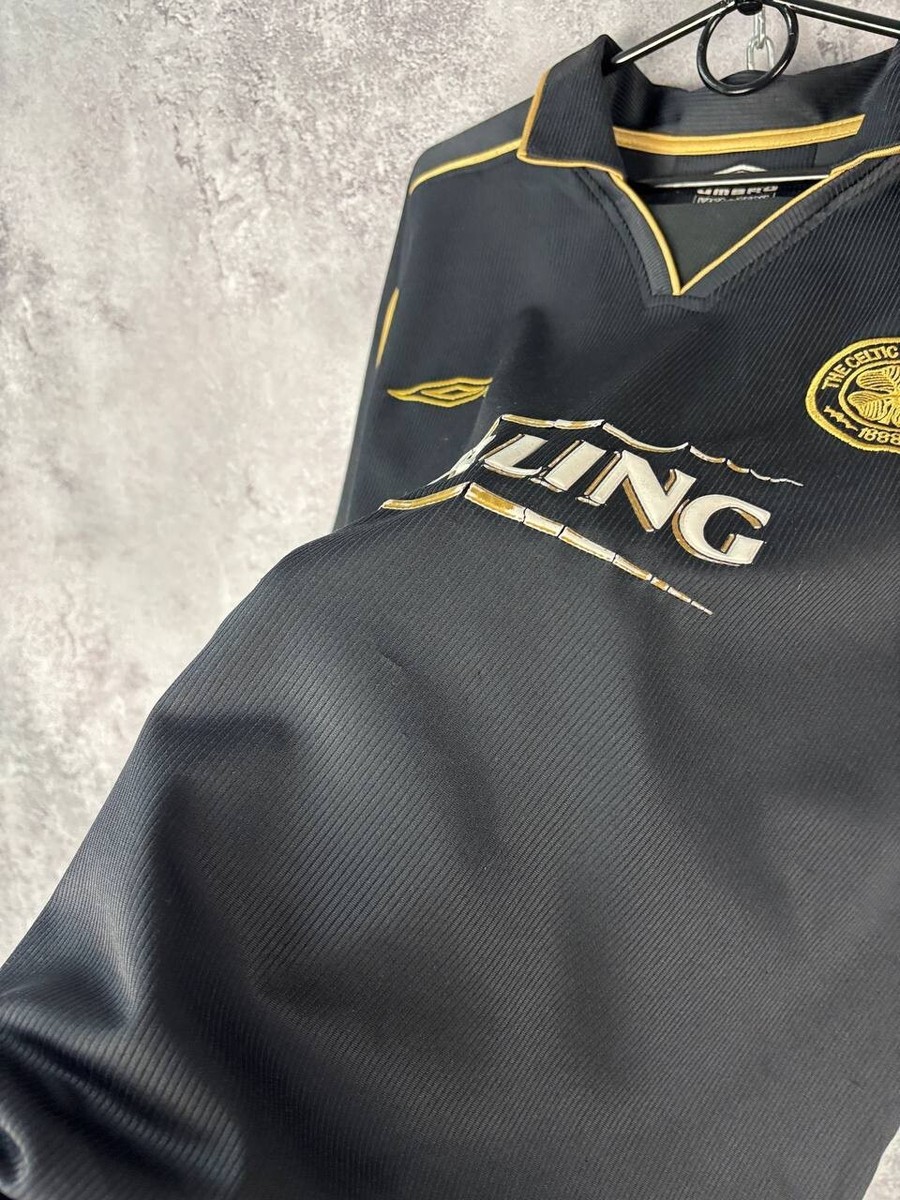 サッカー ユニフォーム　セルティック　アンブロ　2003-2004年　UMBRO umbro セルティック 03/04(H/リーグ戦)L/S 734051 グリーン 代表