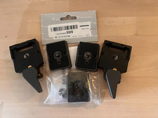 Set of 2 Manfrotto 323 RC2 Rapid Connect Adapters and 3 Quick Release Plates