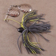 Bass Fishing Lure Spinnerbait DR Double Hook Double Spin (DHS-03)