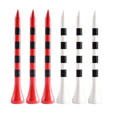 100pcs/pack Bamboo golf tees red white Practice game ball tee multi colours new