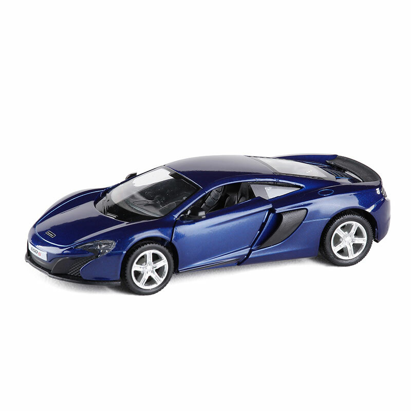 1/36 McLaren 650S Blue Diecast Pull Back Toy Car for Boys