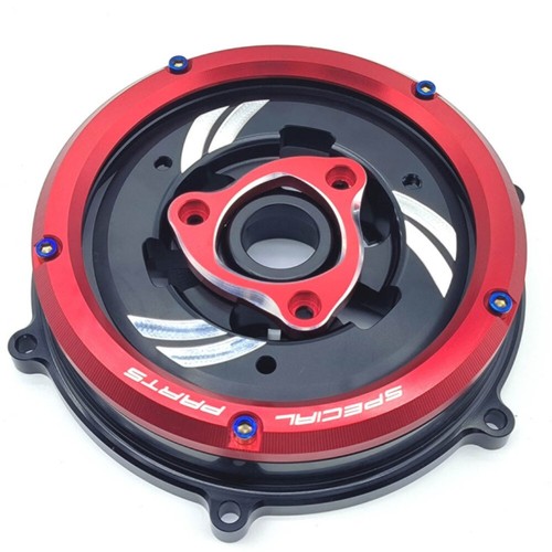 Racing Clear Clutch Cover&Spring Retainer kit for Ducati Panigale V4 S 2018-2023 - Picture 22 of 22
